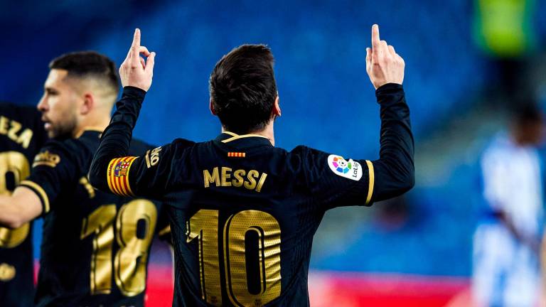 Lionel Messi consiguió un doblete en la aplastante victoria.