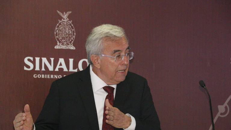 Gobernador Rubén Rocha Moya.