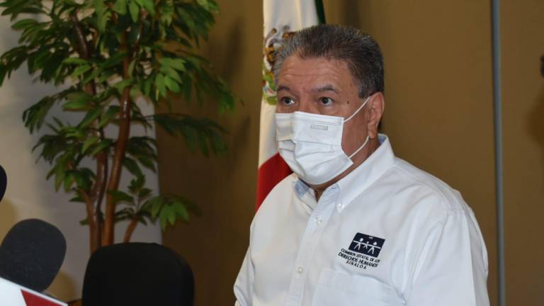 El presidente de la CEDH, José Carlos Álvarez Ortega, encabezó la presentación del informe anual.