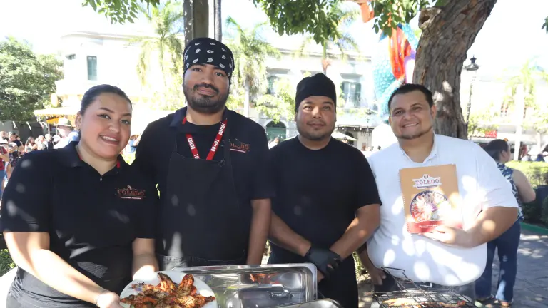 Mariana Ley, Adán Toledo, Ismael Valdez y Omar Flores.