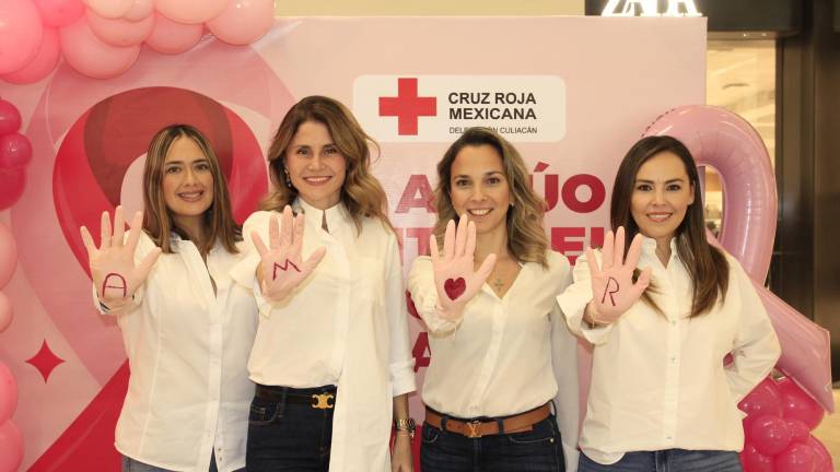 Las Damas Voluntarias de la Cruz Roja Sinaloa consideran que el amor es lo que mueve la lucha por la prevención.