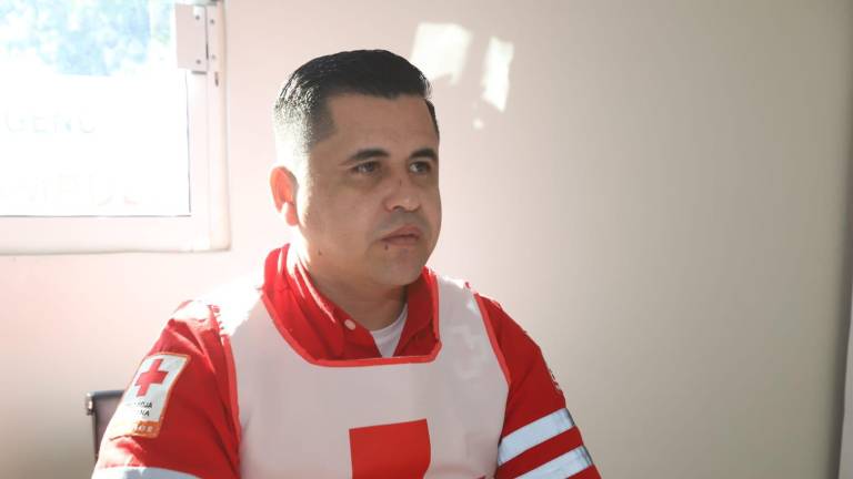 Abimelec Gómez Sánchez, coordinador de Socorristas de la Cruz Roja de Mazatlán.