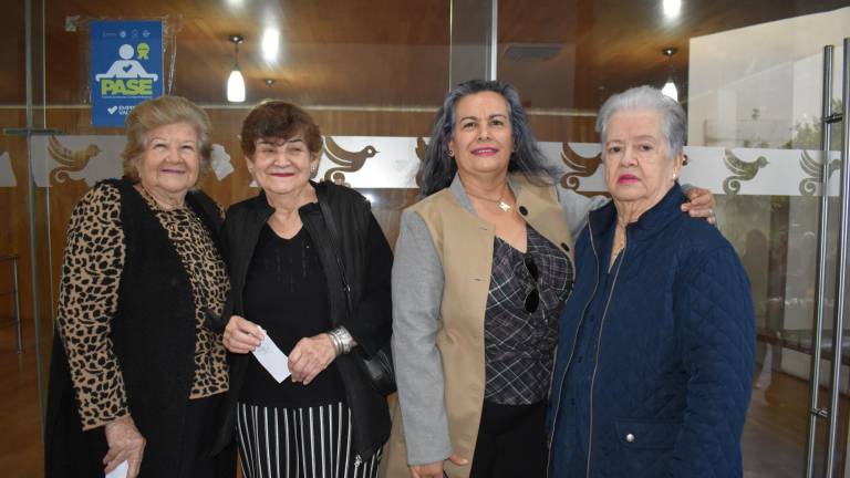Lupita Lizárraga Garzón, Beatriz Orozco Cárdenas, Mónica Cecilia Padilla Salcido y Ofelia Salcido Delgado.