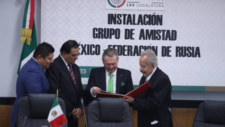En días pasados se instaló el Grupo de Amistad México-Federación de Rusia.