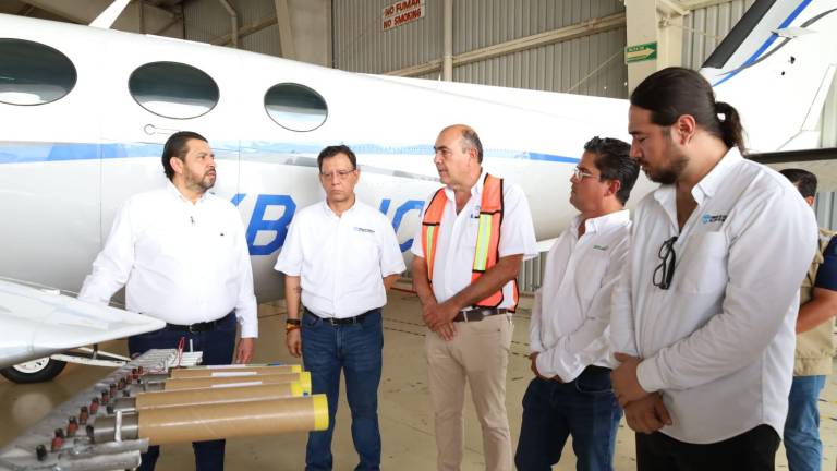El programa de bombardeo de nubes en Sinaloa ya suma nueve sobrevuelos.