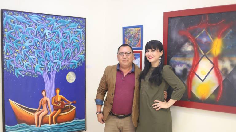 Daniel Ramírez y Marsol Quiñones inauguran su Exposición Pictórica Colectiva “Universos Paralelos”, en la Galería de Arte “Antonio Toledo Corro”, del Centro Cultural del Bachiller Mazatl de Cobaes.