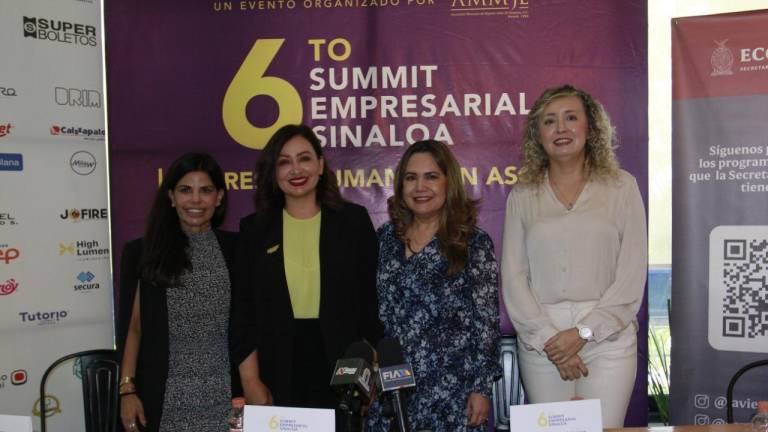 Invita AMMJE a fortalecer las empresas regionales en el Sexto Summit Empresarial Sinaloa 2022.