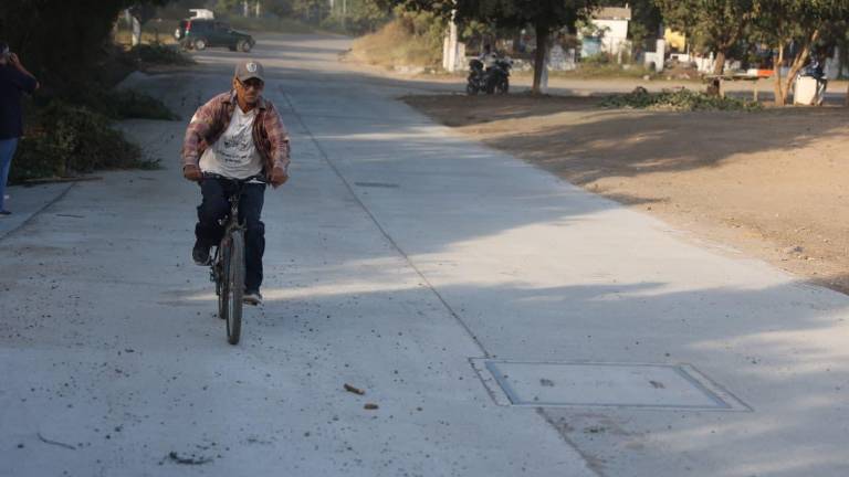 En el Camino al Conchi, en Mazatlán, fue rehabilitado un vado solicitado por vecinos.