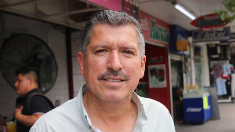 Óscar Sánchez Beltrán, presidente de la Unión de Comerciantes de Culiacán.