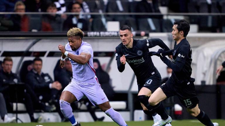 El Barcelona iguala a un gol con el Eintracht de Frankfurt.