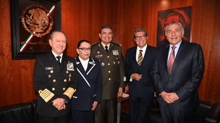 José Rafael Ojeda, Rosa Icela Rodríguez, Luis Cresencio Sandoval y Adán Augusto López Hernández comparecieron ante la Comisión Bicameral, presidida por el Senador Ricardo Monreal.