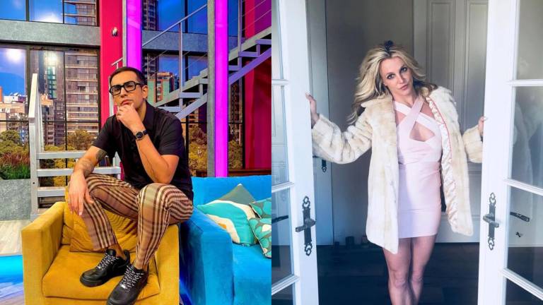 El Capi Pérez impacta con icónico traje rojo de Britney Spears