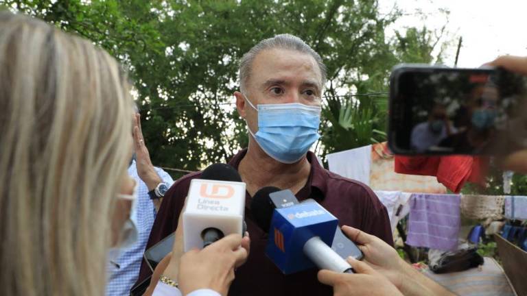 El Gobernador Quirino Ordaz Coppel.