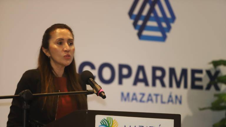Judith Verónica Estrada Osuna, presidenta de Coparmex Mazatlán, convoca a empresarios a recuperar la confianza en el puerto.