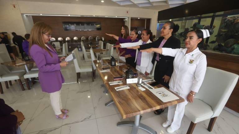 Con la toma de protesta, la delegación zona sur del Colegio de Enfermeras y Enfermeros Sinaloenses AC, queda formalmente establecida.