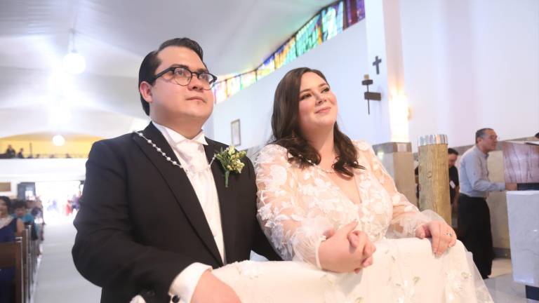 Guillermo Tejeda Becerra y María Fernanda Clouthier Pérez Acha ya son marido y mujer.