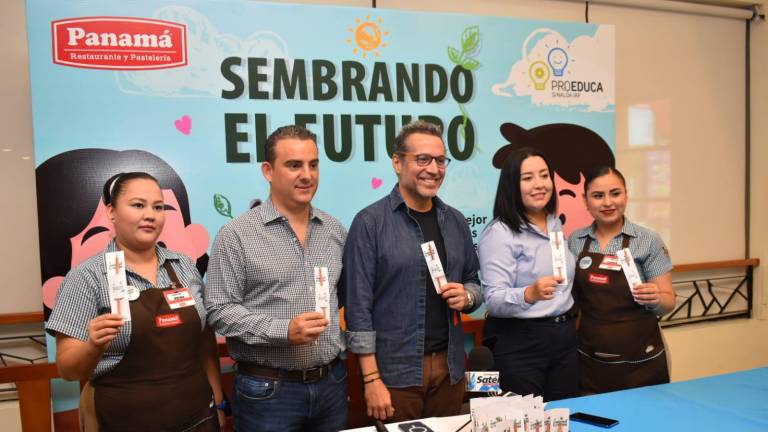 Lanzan Proeduca Sinaloa y Grupo Panamá la campaña ‘Sembrando el futuro’