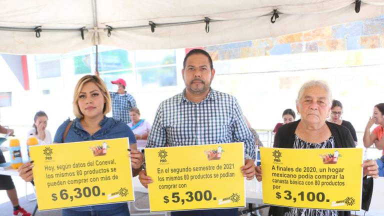 PRD Sinaloa pide frenen el aumento a los productos de la canasta básica