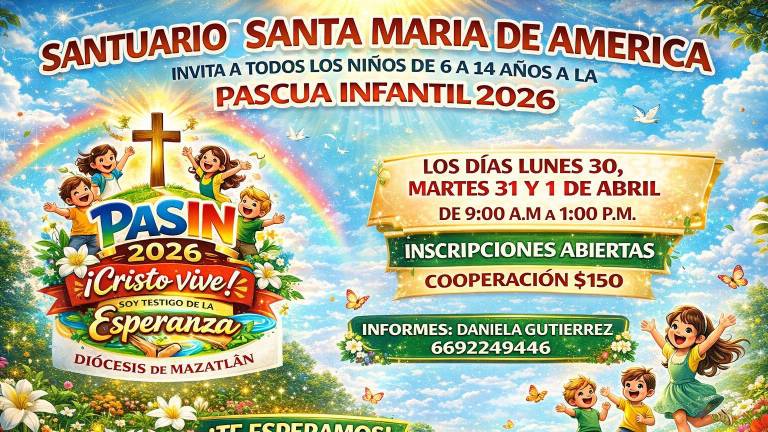 La actividad contará con dos grupos divididos por edades, quienes representarán la pasión, muerte y resurrección de Jesucristo en dinámicas adaptadas para ellos.