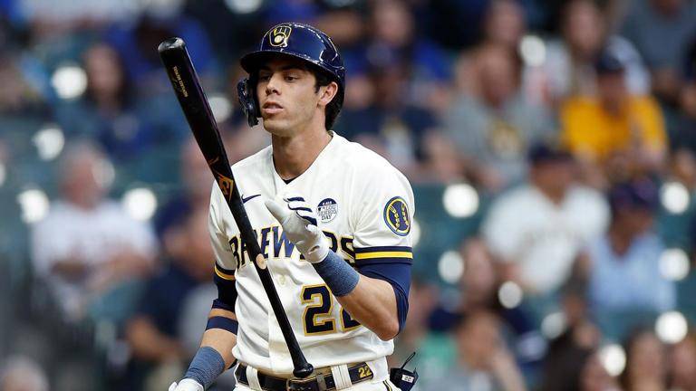 Christian Yelich también estará fuera de acción por los Cerveceros.