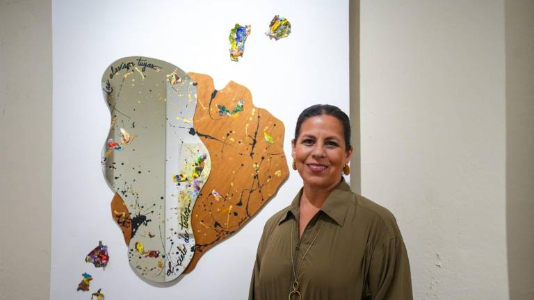 La artista plástica culiacanense Claudia Gallardo lleva su obra a Mazatlán.