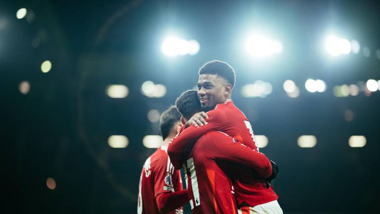 Amad Diallo es la figura con sus tres goles.