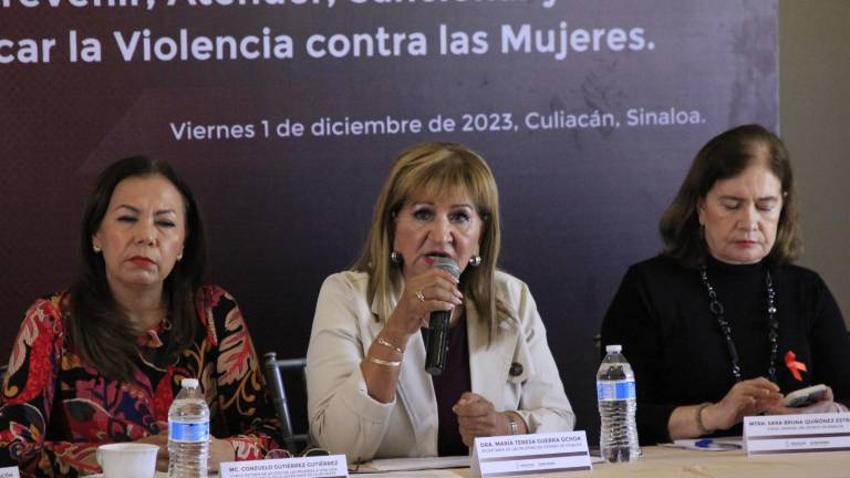Tere Guerra Ochoa, Secretaria de las Mujeres en Sinaloa, habla de los feminicidios registrados en la entidad.