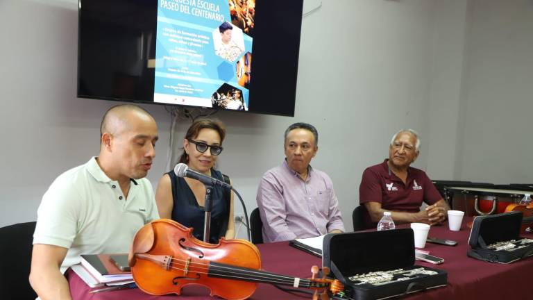 Formarán en Mazatlán la Orquesta Escuela Paseo del Centenario