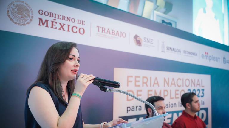 Abril Vega Araiza, directora del Servicio Estatal del Empleo en Sinaloa, habla de los puestos de trabajo que se han logrado colocar este año.