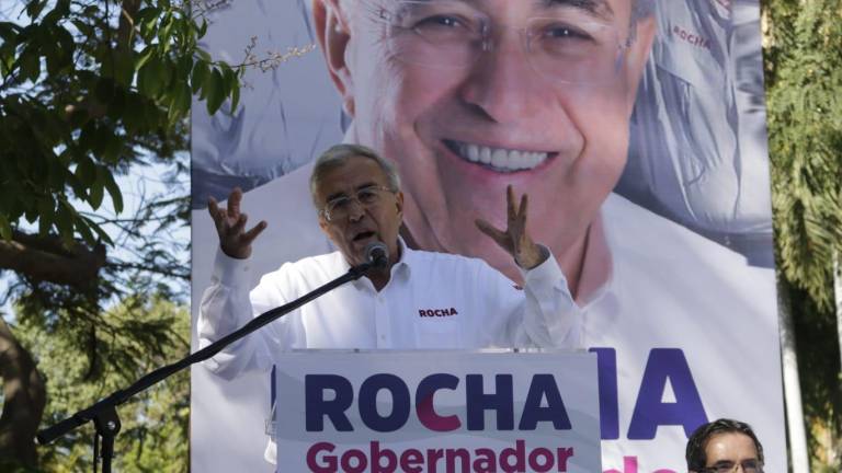 Rubén Rocha Moya busca la Gubernatura de Sinaloa por los partidos Morena-PAS.