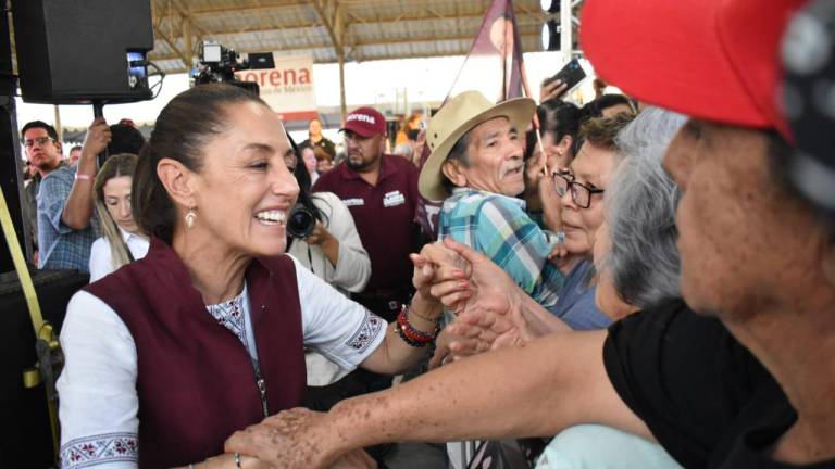 Desde Navolato, Claudia Sheinbaum promete tren de pasajeros para Sinaloa