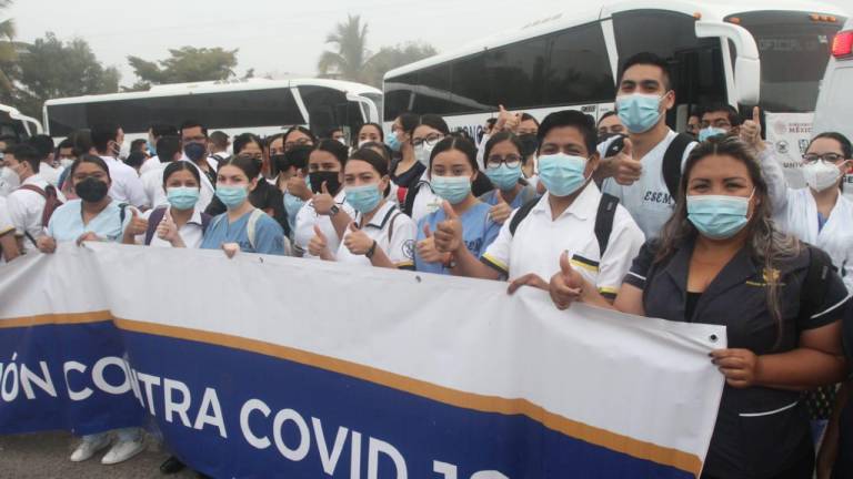 Brigadistas de la UAS se suman a vacunación contra el Covid-19 en Mazatlán