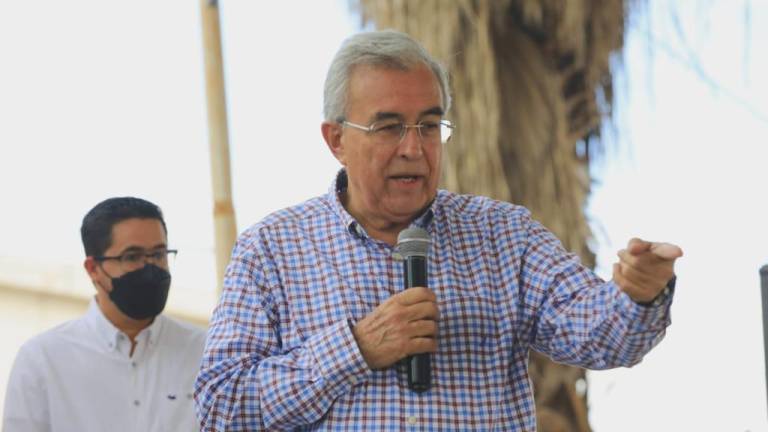 El Gobernador de Sinaloa, Rubén Rocha Moya.