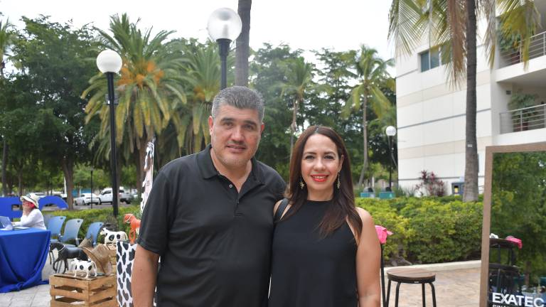 Romel Vega y Georgia Karamanos.