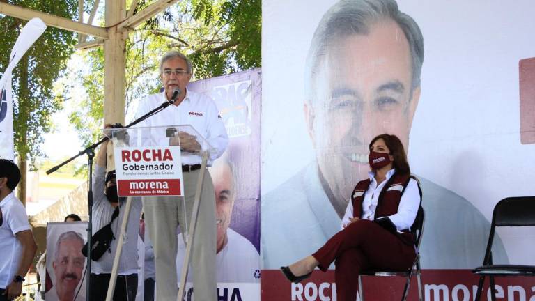 Rubén Rocha Moya, candidato a la Gubernatura de Sinaloa.