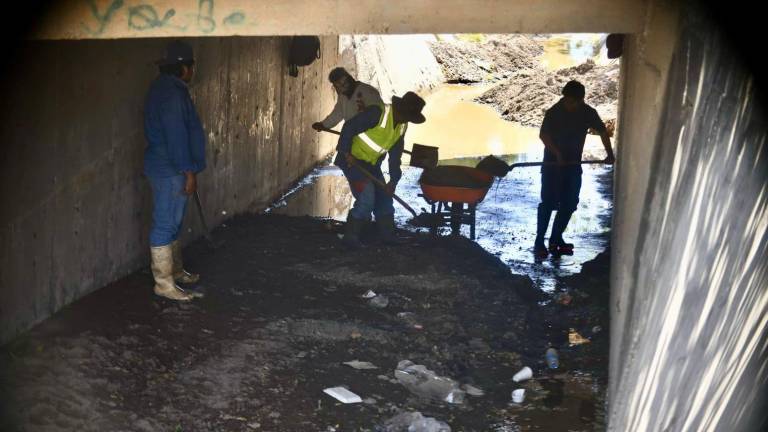 De enero a la fecha se han atendido 24 canales en los que se han realizado trabajos de limpieza y desazolve en 9.15 kilómetros.