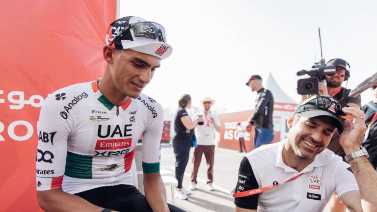 Isaac del Toro arrancó 2026 con un triunfo en el inicio en el UAE Tour 2026.