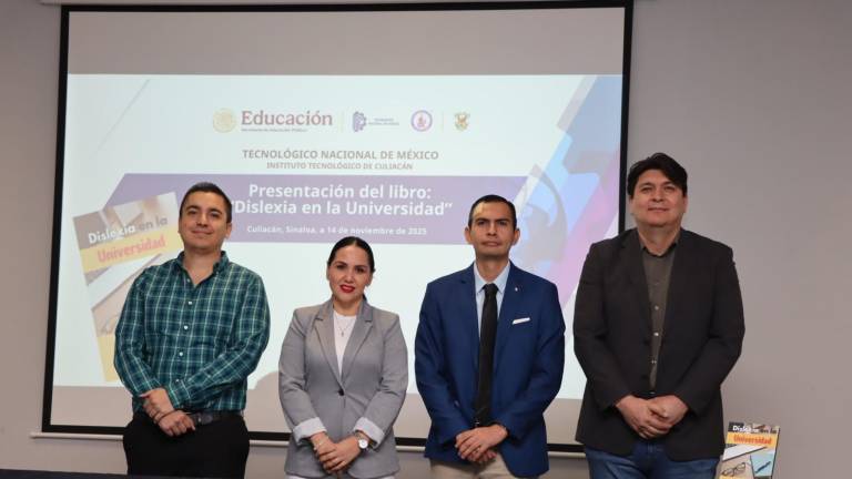 El libro ‘Dislexia en la Universidad. Detección temprana para fortalecer la salud socioemocional, rendimiento académico y deportivo’, fue presentado en el Tecnológico de Culiacán.
