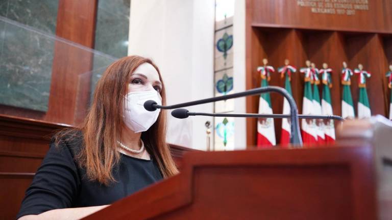 Diputada Alma Rosa Garzón durante su participación