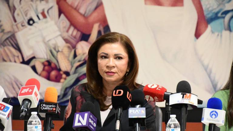 La Secretaria de Educación en Sinaloa, Gloria Himelda Félix Niegla.