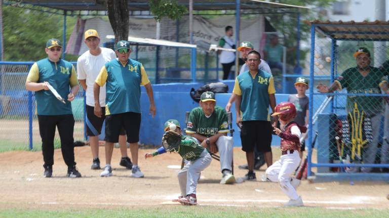 Ahome Verde se lleva el Nacional de Beisbol de Ligas 5-6 años al superar a Culiacán Recursos.