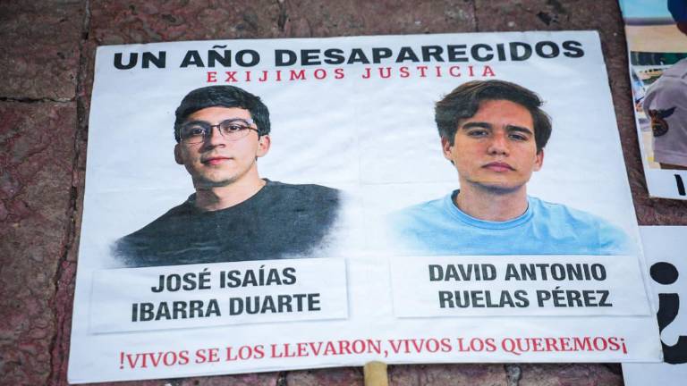 José Isaías Ibarra y David Antonio Ruelas fueron privados de la libertad en marzo de 2025 en Culiacán.