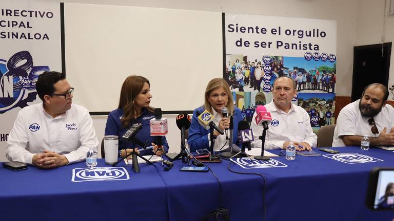 Dirigentes del PAN en Ahome advirtieron sobre riesgos de inundación y presuntas irregularidades por el entubamiento del dren Rosales.