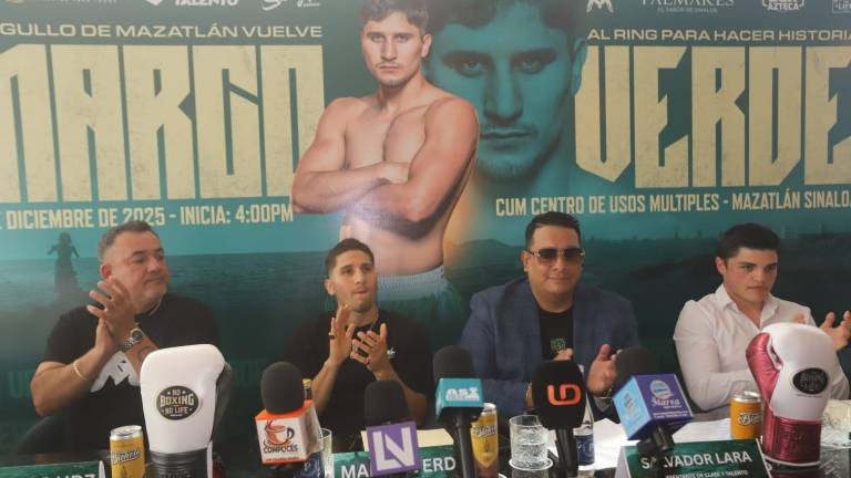 Marco Verde se medirá al texano Raphael Igbokwe el próximo 13 de diciembre, en Mazatlán.
