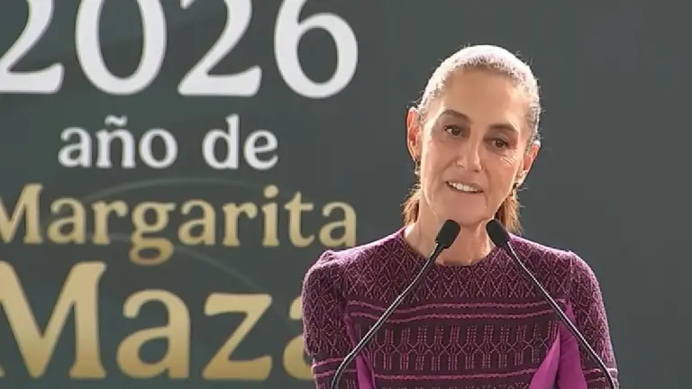 Claudia Sheinbaum se pronunció sobre la honestidad en el servicio público durante un acto en Apatzingán, Michoacán.