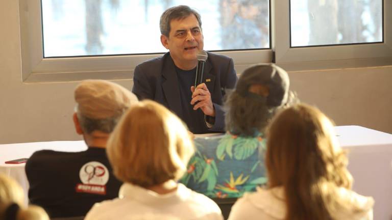 Roberto Blancarte ofreció su conferencia este miércoles como parte de la agenda académica de El Colegio de Sinaloa y el Instituto de Cultura de Mazatlán.
