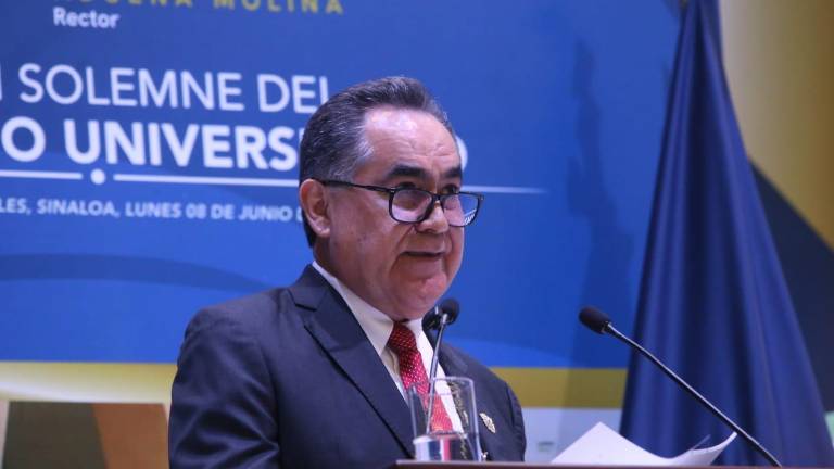 Jesús Madueña Molina presentó su primer informe de labores correspondiente a su segundo periodo al frente de la institución.