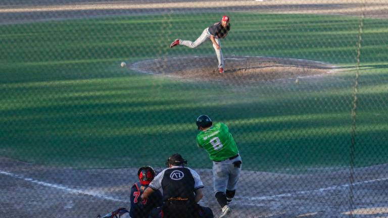 El bateo de Cañeros de Los Mochis se quedó corto ante el pitcheo de Águilas de Mexicali.