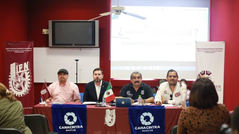 Promueven IPN y Canacintra educación ‘polivirtual’ en Mazatlán