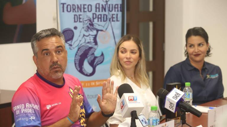 Preparan Torneo Anual de Pádel en Mazatlán